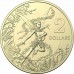 AUSTRALIA 2021 . TWO 2 DOLLAR . TOOTH FAIRY COIN ON CARD . C MINTMARK